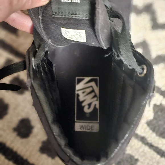 Vans Black High-Top Men's Sneakers - Picture 10 of 16